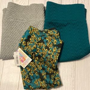 Three Large Cassie LuLaRoe Skirts - Fall Colors